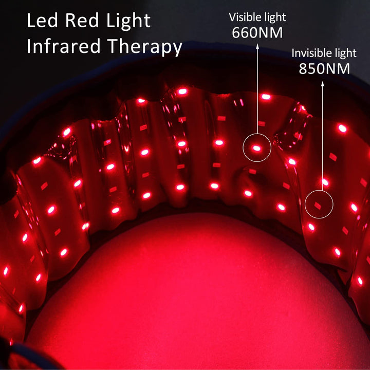 ADVASUN Red Light Wrap Devices for Body Near 850nm and Deep 660nm Led Red Light Belt Back Body Pad,Home Use Wearable Belt for Waist,Joints,Muscle(Black-105pcs)