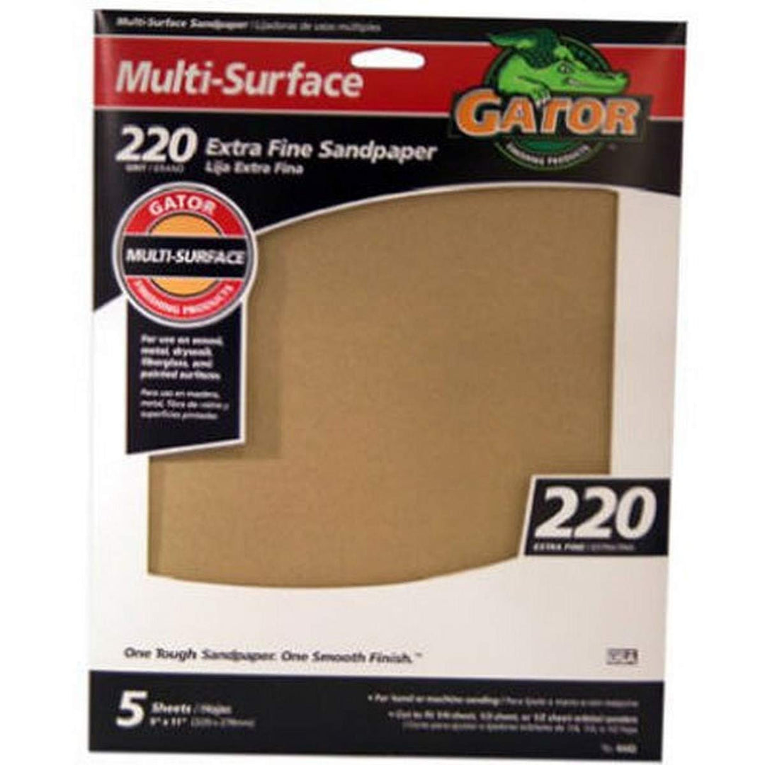 4443 Grit 9-Inch x 11-Inch Sandpaper - 5 Sheets