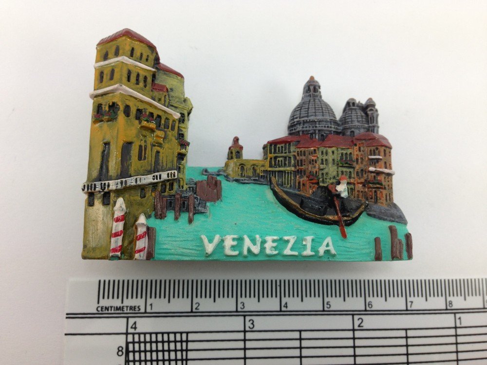 Tiny Venezia or Venice Italy Southern Europe Tourist Attractions Resin Refrigerator Magnet Traveler Souvenir Gift Memento 3D Fridge Magnets