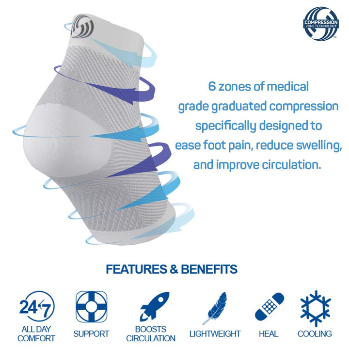 OrthoSleeve FS6 Compression Foot Sleeve - Orthopedic Br