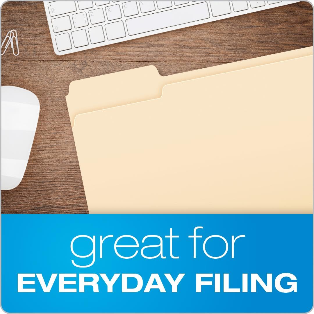 Pendaflex File Folders, Letter Size, 8-1/2 x 11, Classi