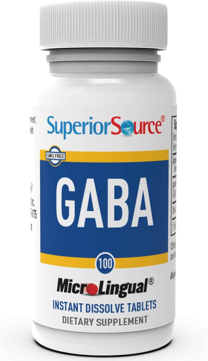 Superior Source GABA 100 mg, Quick Dissolve MicroLingua