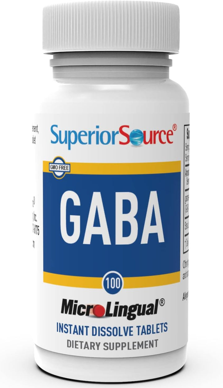 Superior Source GABA 100 mg, Quick Dissolve MicroLingua