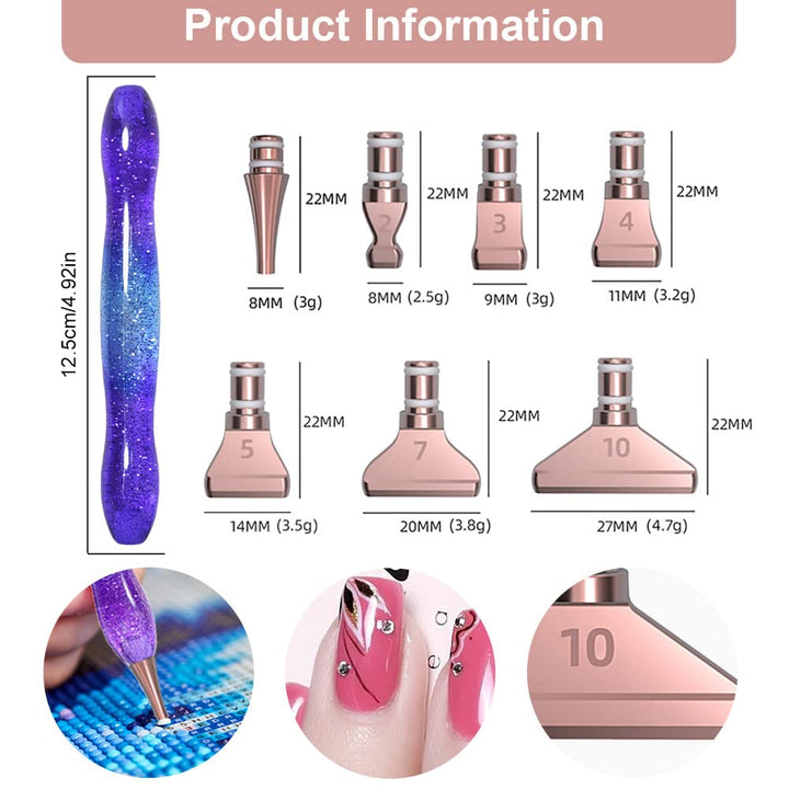 Resin Diamond Painting Pen Kit, Diamond Dot Pen Ergonom