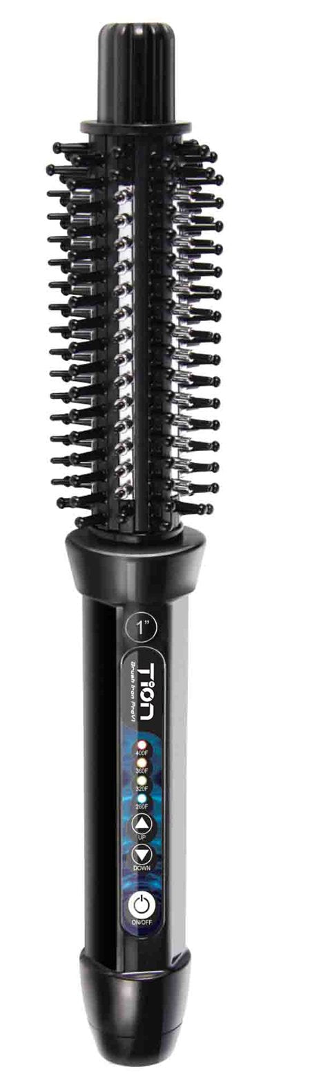 Hair Brush Iron 1 Ceramic Ionic Hot Curl Heat Roller Brush Hair Iron | Made in Korea
