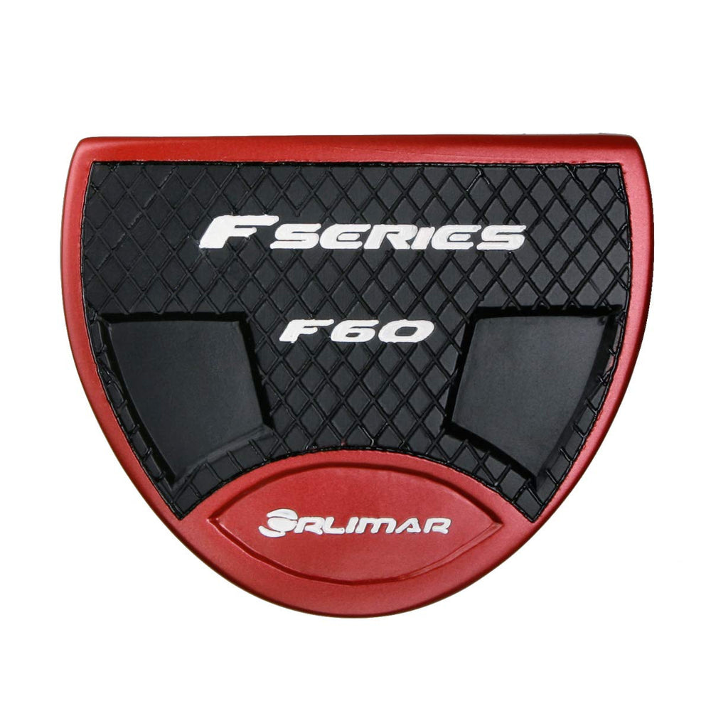 Golf F60 Putter for Men Right Handed, Red/Black 35” Mallet Putter with Oversize Putter Grip