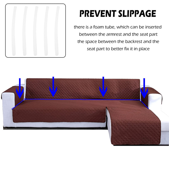 JIABOLANG Double Side L Shape Couch Cover Sectional Sof