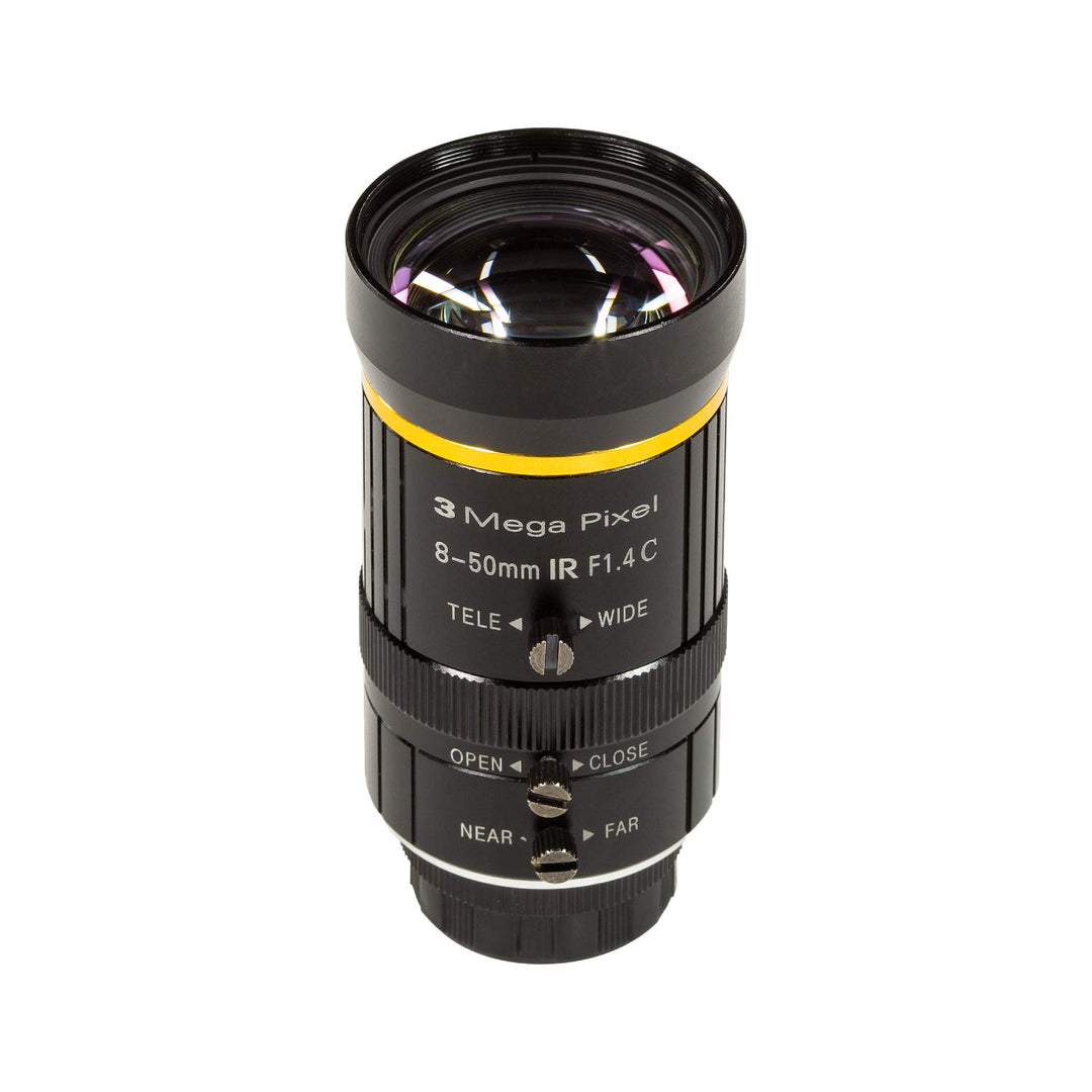 Arducam 8-50mm C-Mount Zoom Lens for IMX477 Raspberry P