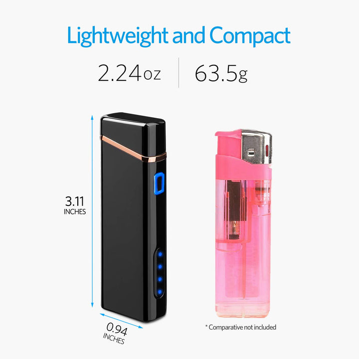Lighter, Electric Arc Lighter USB Rechargeable Lighter 
