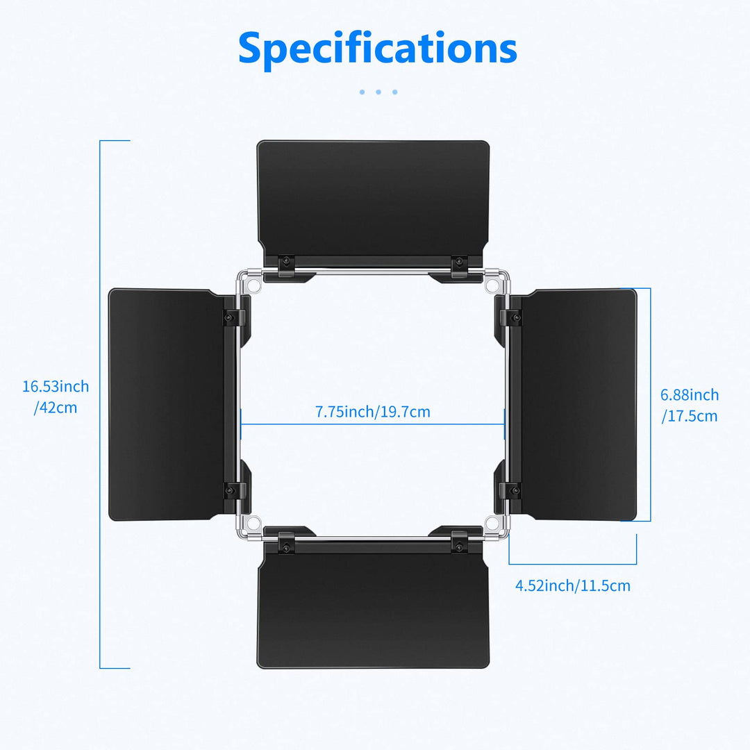 Neewer Professional LED Video Light Barn Door for Neewe