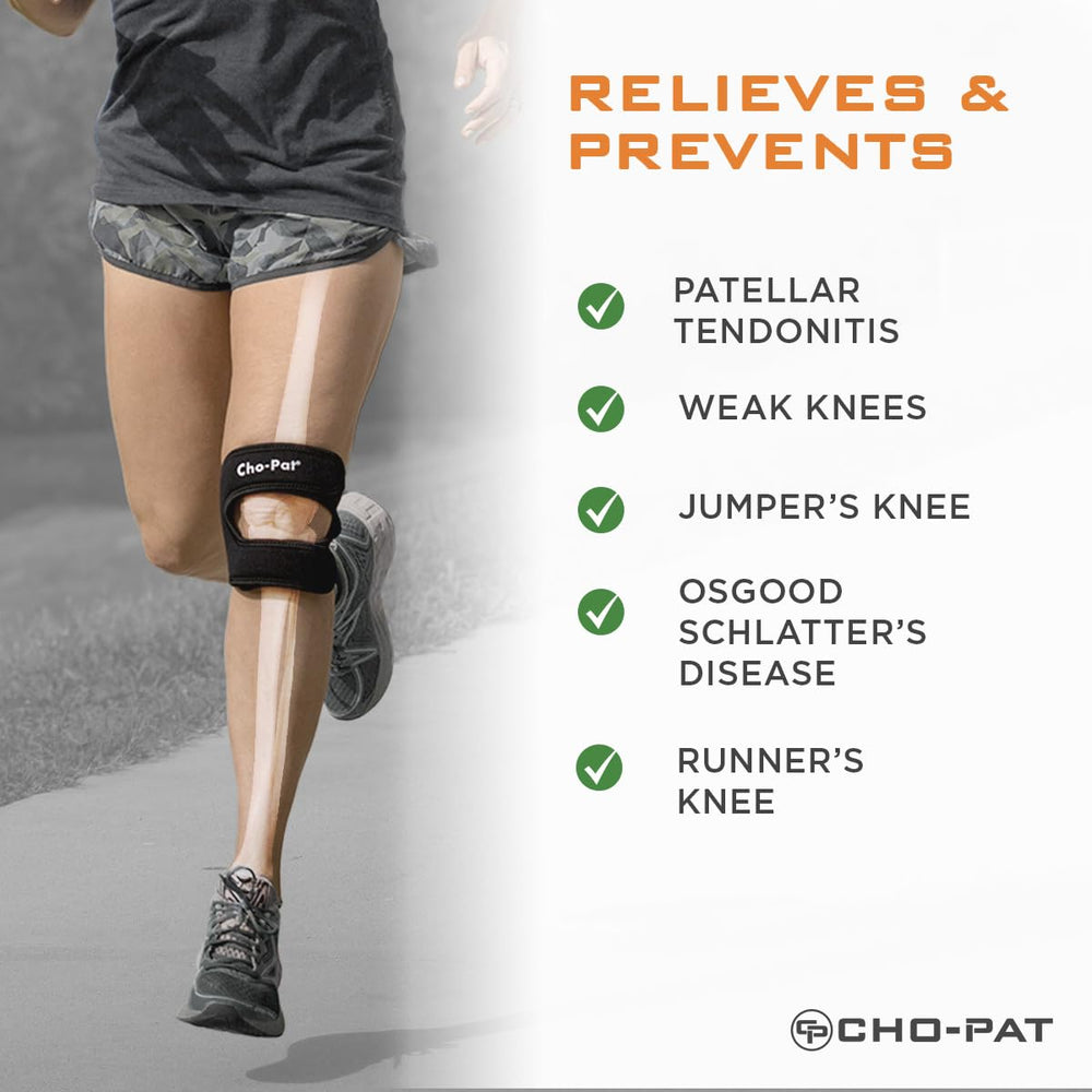 Cho-Pat Dual Action Knee Strap Black/XX-Large