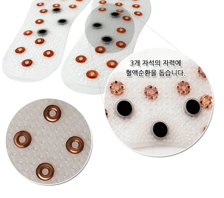 Samwoo Anti-Odour Acupressure Copper Magnetic Massage S