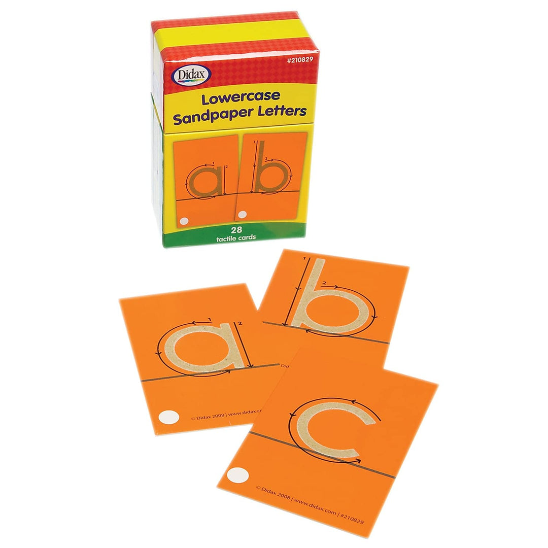 Educational Resources Sandpaper Letters, Lowercase