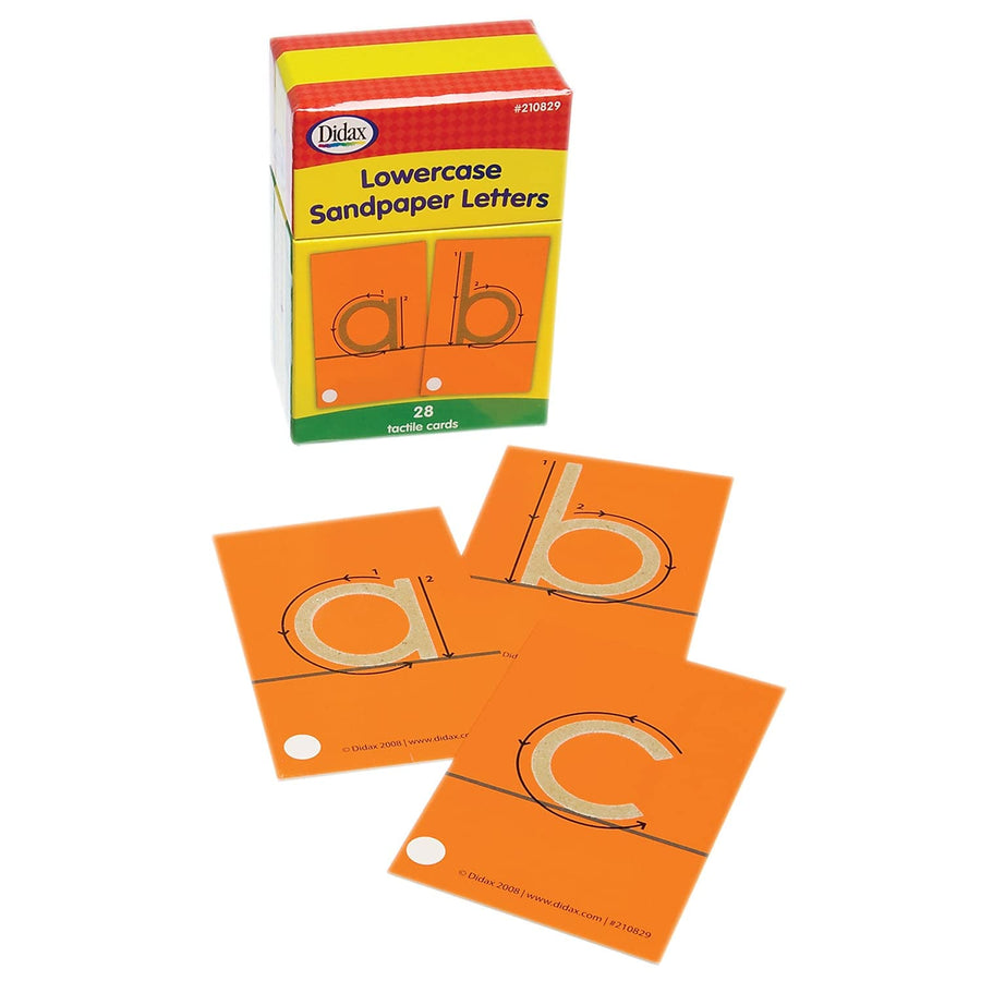 Educational Resources Sandpaper Letters, Lowercase