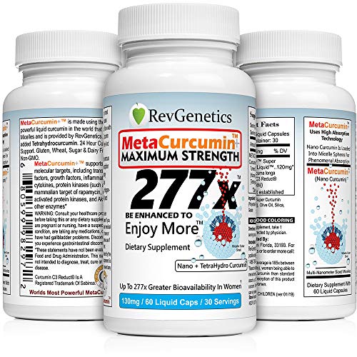 MetaCurcumin 277x Super Curcumin + TetraHydroCurcumin (60 Liquid Capsules)