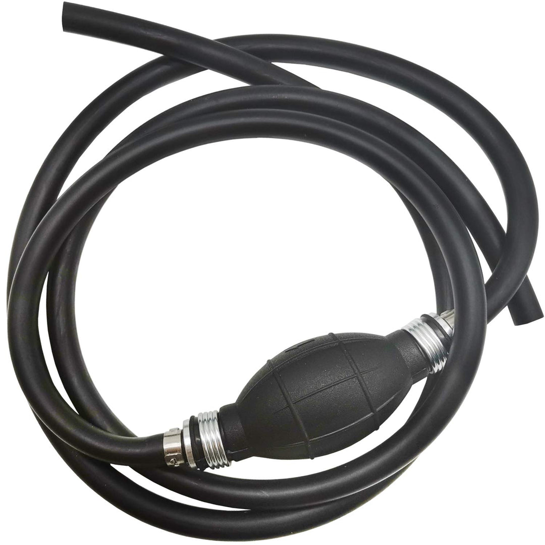 Fuel Line Assembly, 5/16 Hose Line Marine Outboard Boat Motor RVs Fuel Assembly with Primer Bulb Steel Hose Clamps 6FT