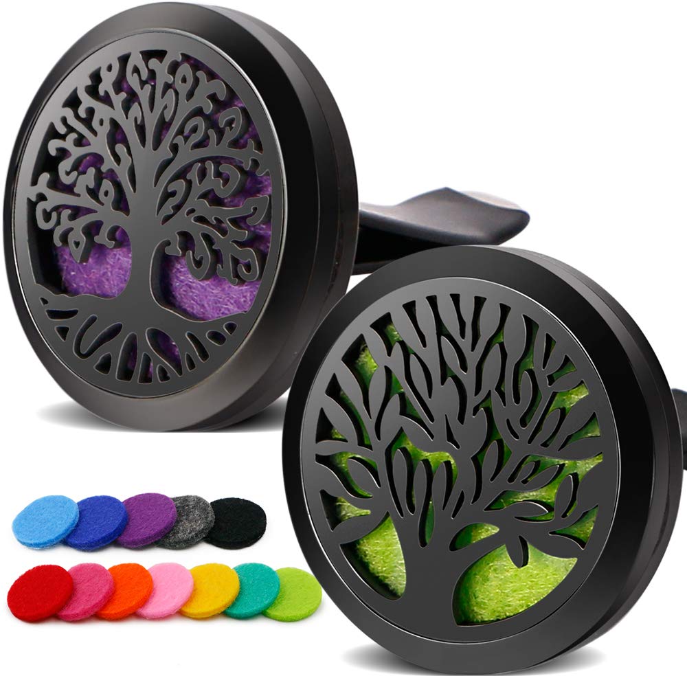 RoyAroma 2PCS Tree of Life Car Diffuser Aromatherapy Es