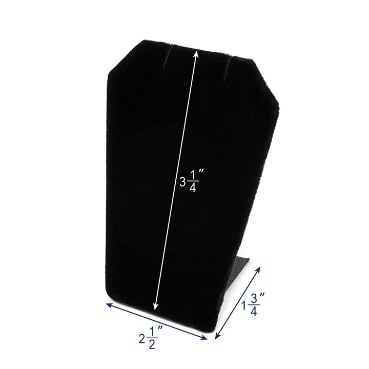 MOOCA 6 Pcs Set Black Velvet Mini Earring Stand, Jewelr