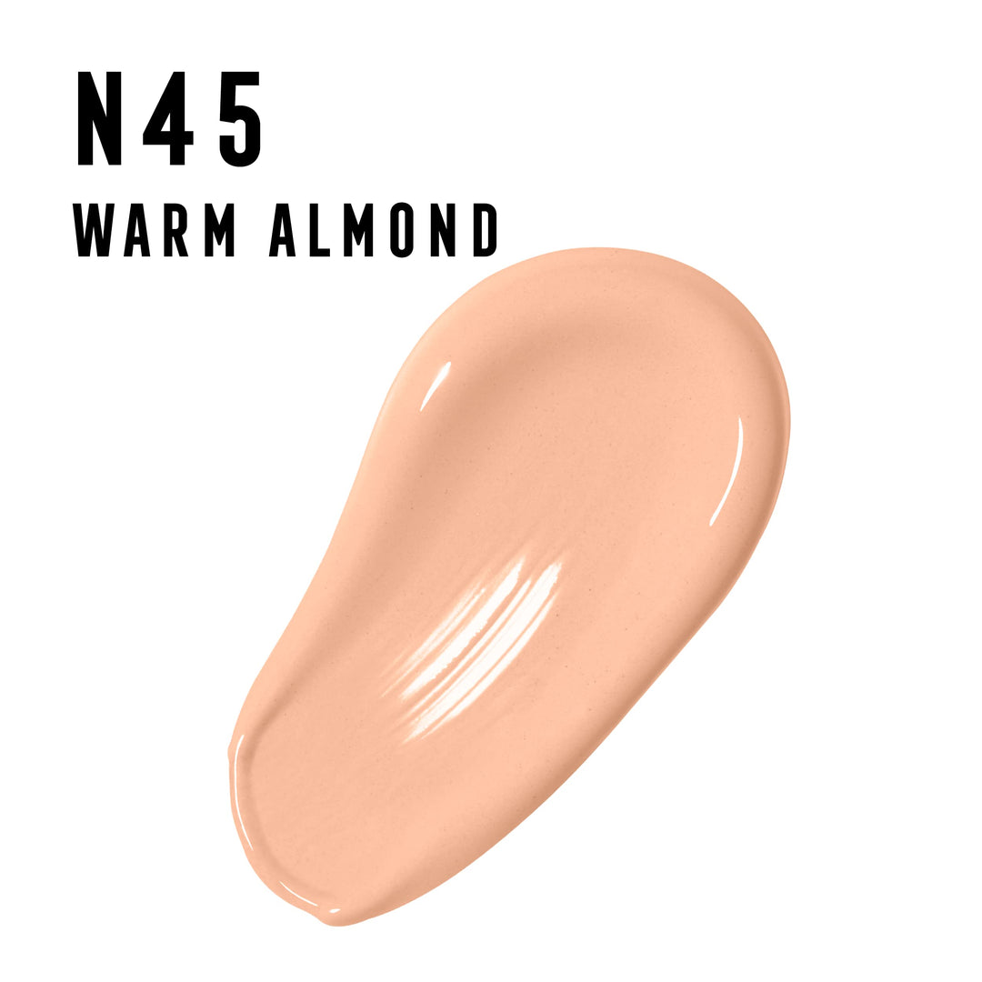 Max Factor Facefinity All Day Flawless 3 In 1 Foundation SPF 20, No. 45 Warm Almond