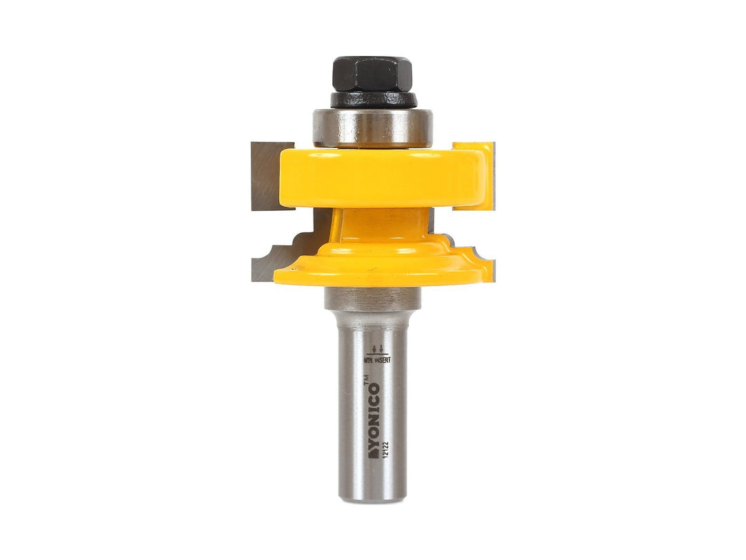YONICO Router Bits Glass Door Reversible Rail and Stile Classical Ogee 1/2-Inch Shank 12122