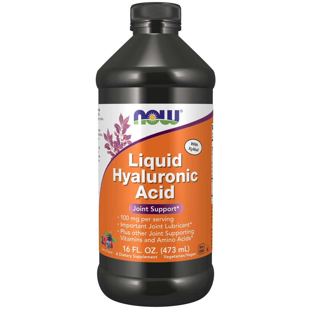 Supplements, Liquid Hyaluronic Acid, Delicious Berry Flavor, 100 mg Per Serving, 16-Ounce