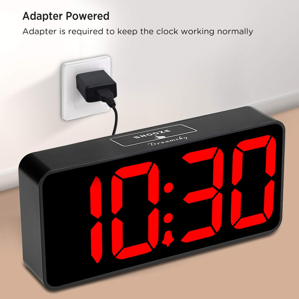 DreamSky Large Digital Alarm Clock Big Numbers for Seni