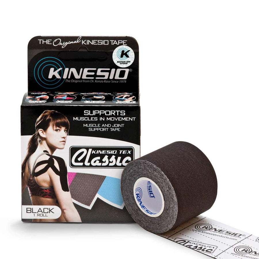 Kinesio Tex Classic, Black, 2 in x 13.1 Ft
