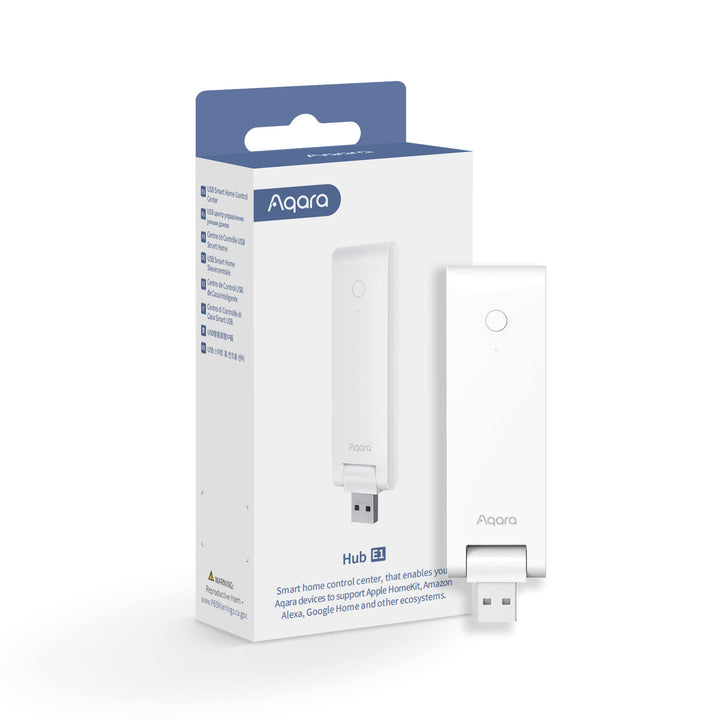 Smart Hub E1 (2.4 GHz Wi-Fi Required), Powered by USB-A, Small Size, Zigbee 3.0, Supports HomeKit, Alexa, Google Assistant, IFTTT