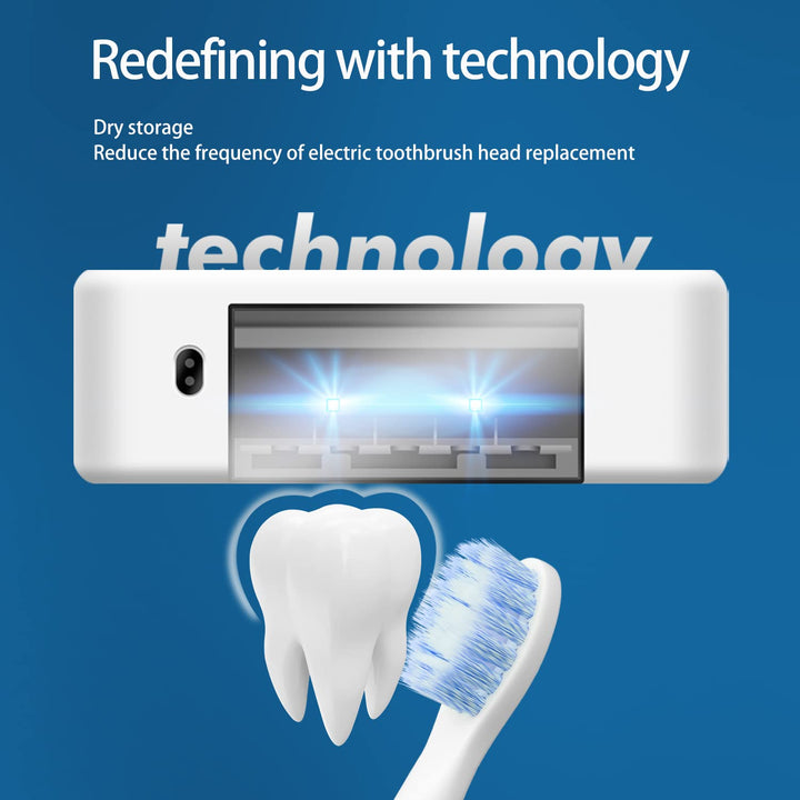 Toothbrush Holder Wall Mount, Smart Infrared Auto Sensing Bathroom Accessories, Electric Toothpaste Dispenser Squeeze Wall Mounted Toothbrush Holders for Bathrooms for Adults and Kids (White)