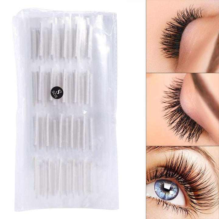 S: Eyelash Perming Rod, 2 Sizes 200Pcs Eyelash Perming Rod Eyelash Curler Wave Stick Pole Eyelash Extension Tools(S)