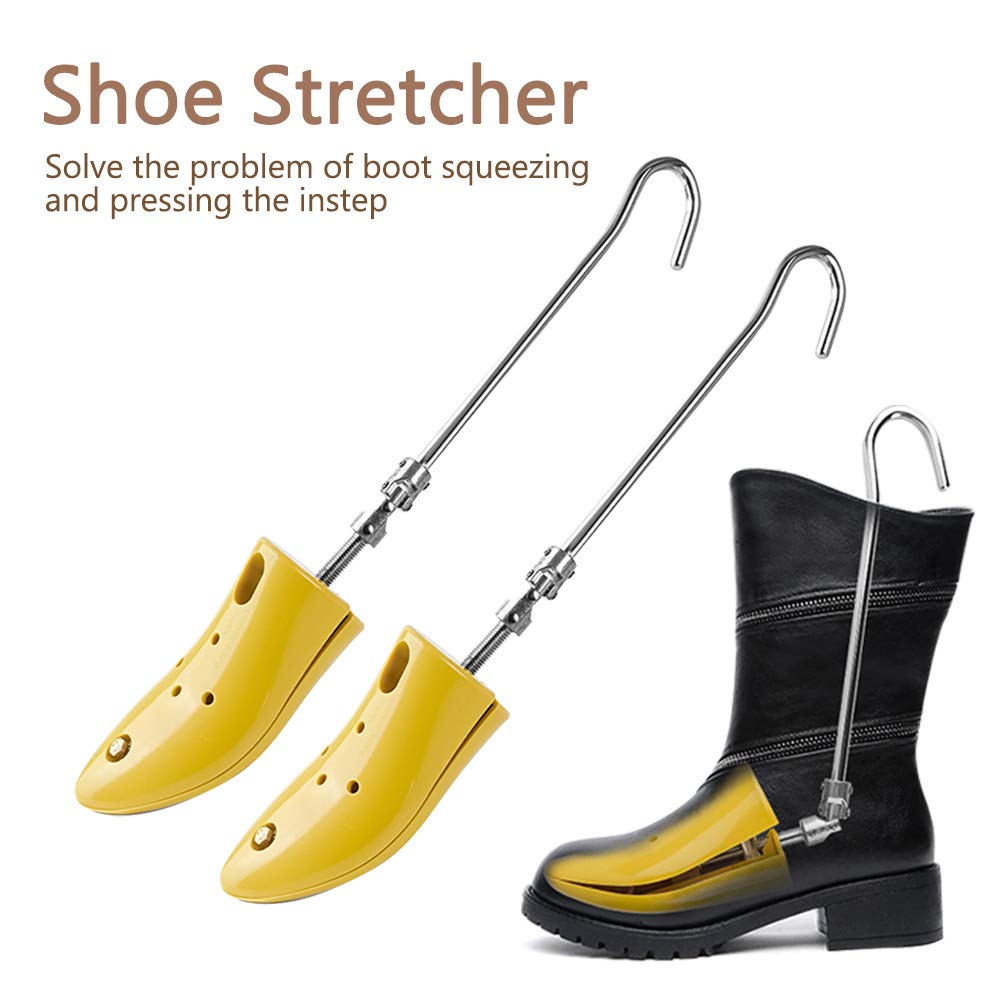 2PCS Shoe Trees,Shoe Stretchers Adjustable Length Width Height Shoe Spreader,Boot Stretcher for Women and Men