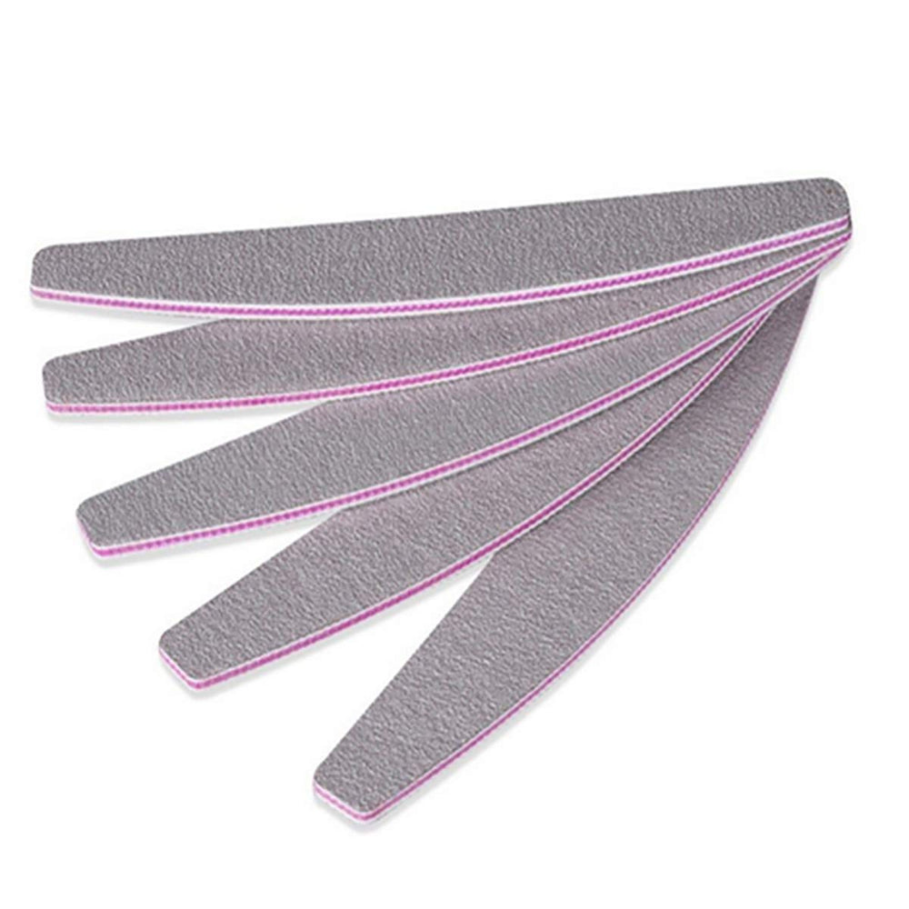 5Pcs Nail Files 100/180 Grit Professional Manicure Repair Acrylic Cosmetic Manicure Pedicure Kit Tools