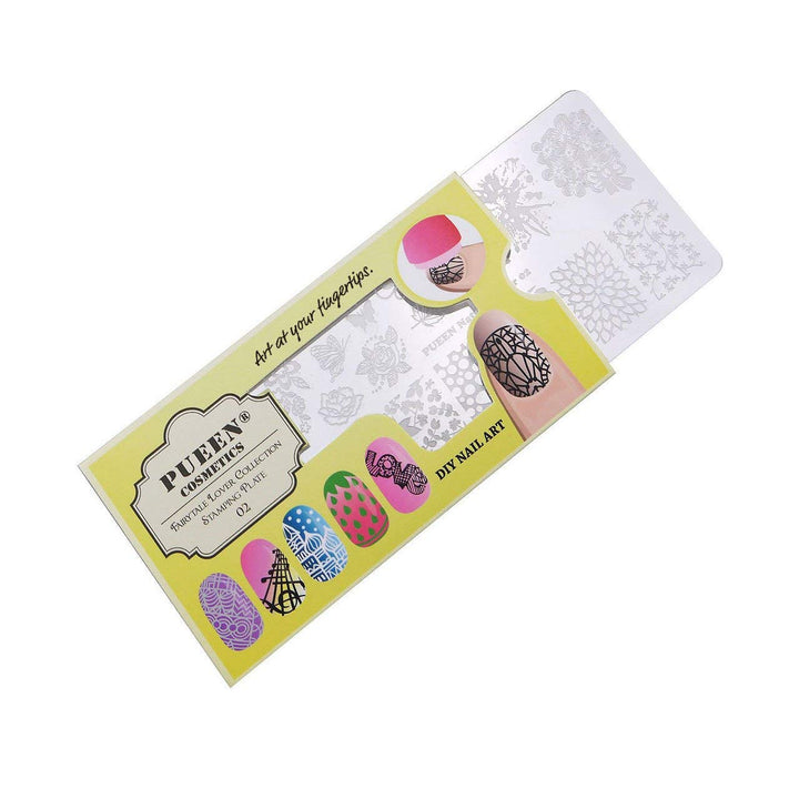 Nail Art Stamping Plate - Fairytale Lover 02 - 125x65mm Unique Nailart Polish Stamping Manicure Image Plates Accessories Kit BH000662