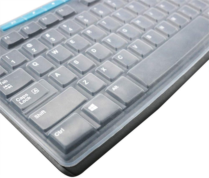 Ultra Thin Desktop PC Silicone Clear Keyboard Cover Skin Protector Compatible for Logitech MK270 Wireless Keyboard &amp; Logitech K200 K260 K270 MK200 MK260 Keyboard (NOT for Other Desktop Keyboards)