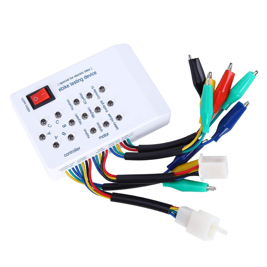 Brushless Motor Controller 115x80x26mm E-Bike Testing Device Electric Brushless Motor Controller Electro Car E-Bike Scooter Detector 9V Battery Electric Car Motor Tester