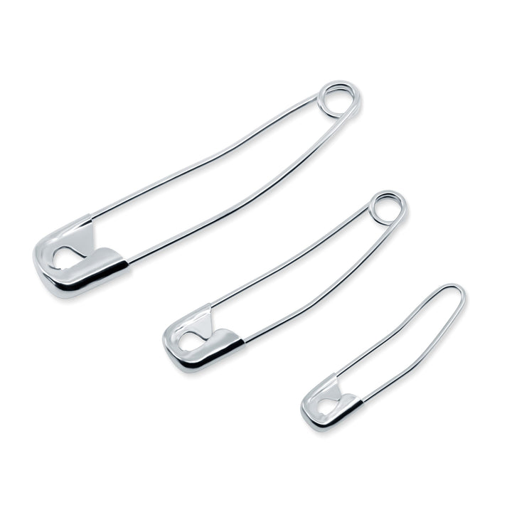 3328 Curved Safety Pins, Assorted Sizes with Storage Box (90-Count)