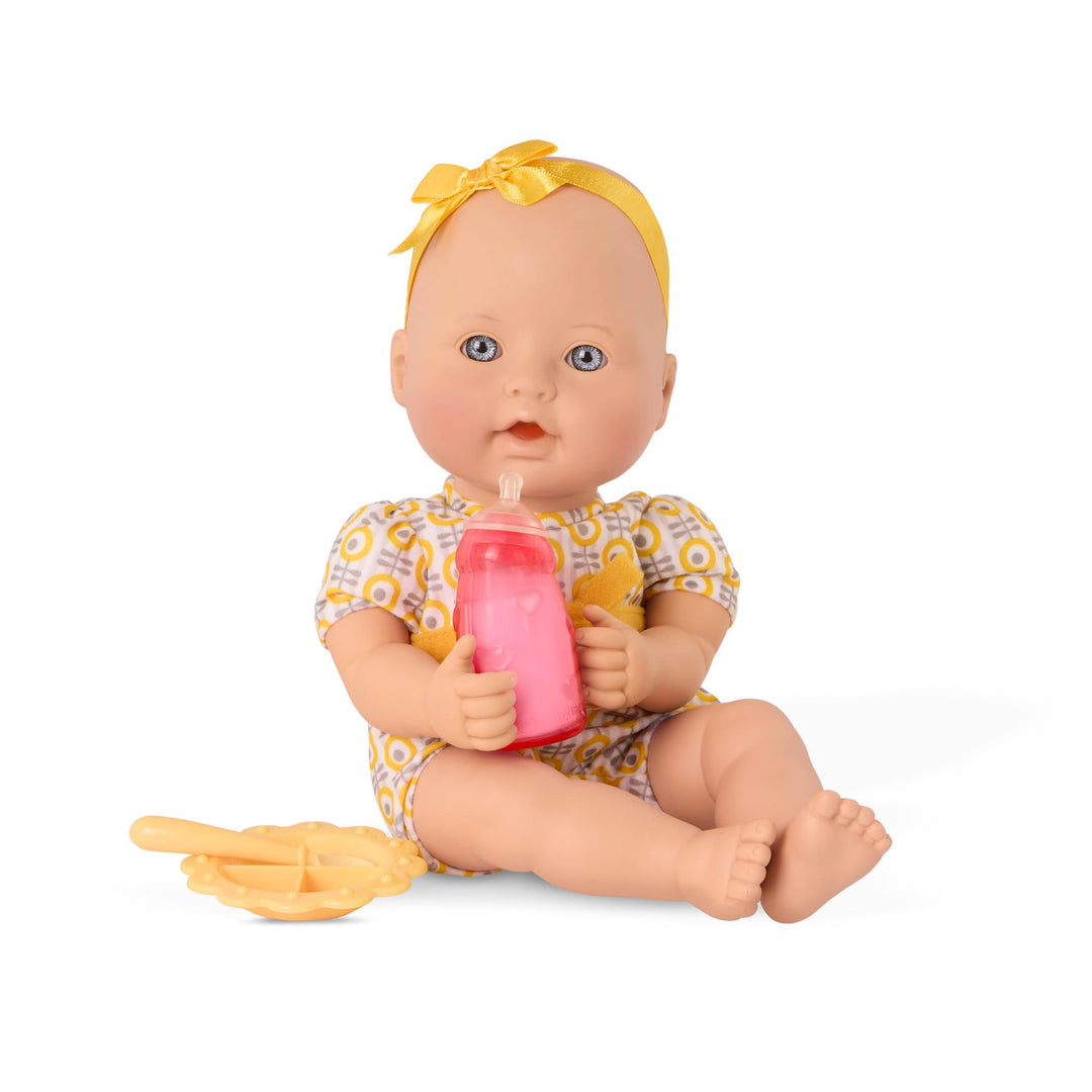 Baby Sweetheart by Battat - Feeding Time 12-inch Soft-Body Newborn Baby Doll with Easy-to-Read Story Book and Baby Accessories