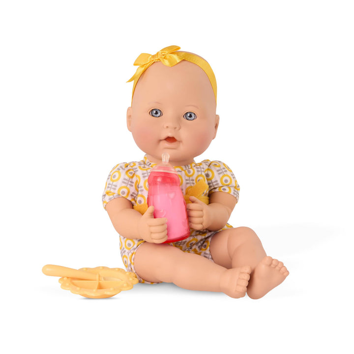 Baby Sweetheart by Battat - Feeding Time 12-inch Soft-Body Newborn Baby Doll with Easy-to-Read Story Book and Baby Accessories