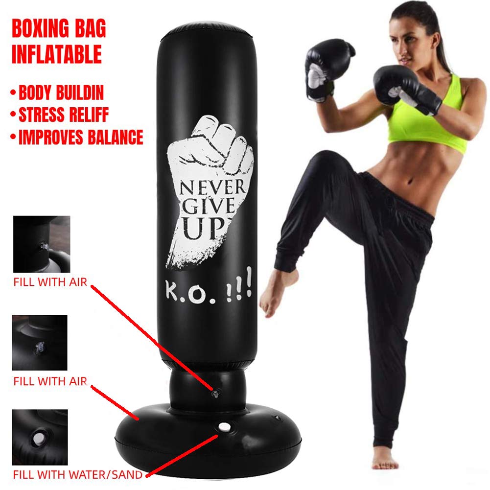 GGTYHAO Punching Bag for Kids and Adults, 63 Inch Indoo