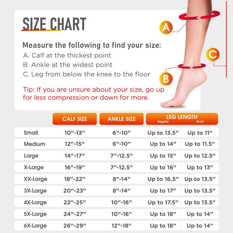 Short Zipper Compression Socks for Women and Men Open T