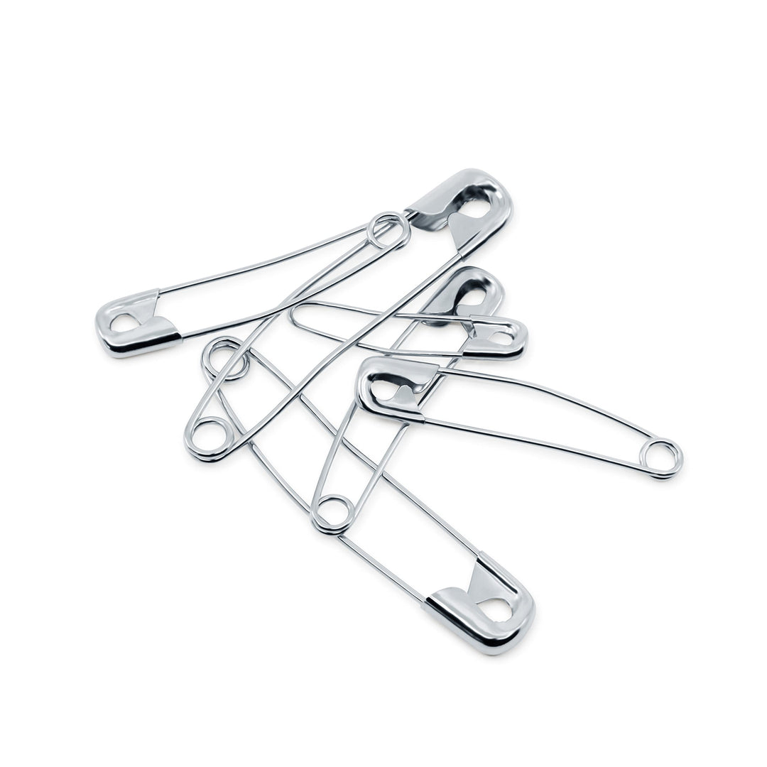 3328 Curved Safety Pins, Assorted Sizes with Storage Box (90-Count)