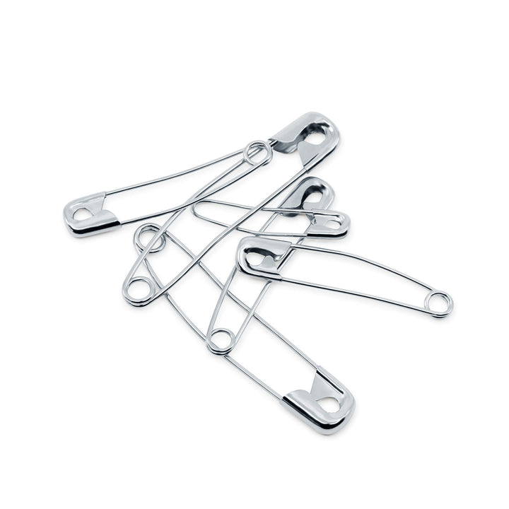 3328 Curved Safety Pins, Assorted Sizes with Storage Box (90-Count)