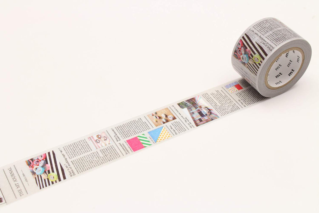 MT Washi Masking Tape Ex English-Language Newspaper (MTEX1P75)