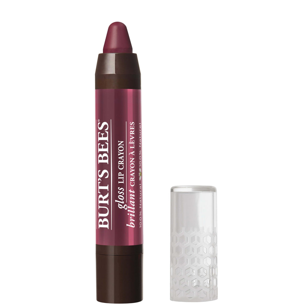 Burt&#39;s Bees 100% Natural Moisturizing Lip Crayon, Bordeaux Vines Gloss, 1 Crayon