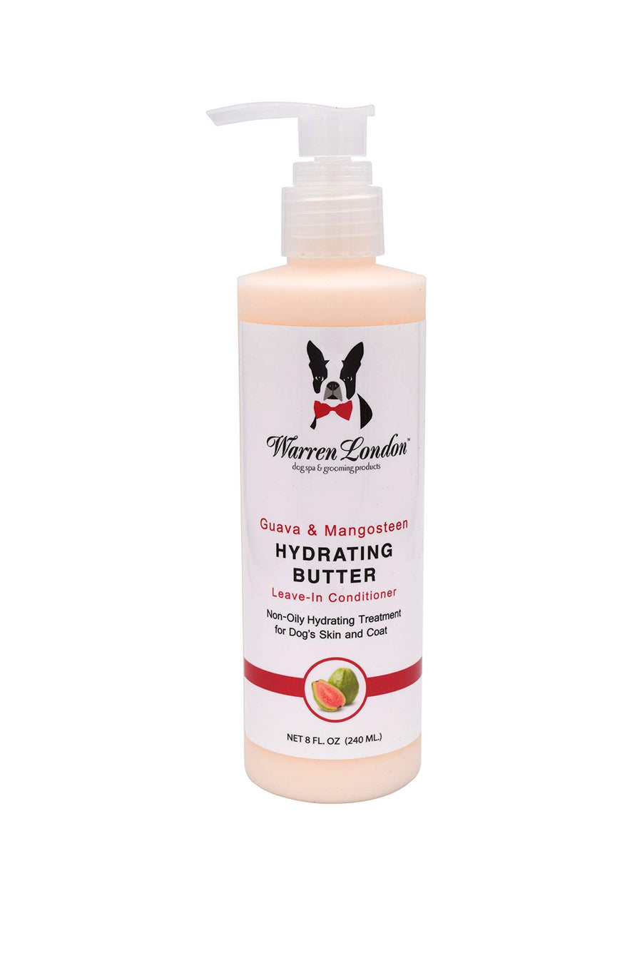 Hydrating Butter Leave in Pet Conditioner for Dogs | Lotion for Skin and Coat | Aloe Puppy & Dog Conditioner for Hair Detangler, Dry Skin, & Pet Fur Dandruff | Made in USA | Guava 8oz