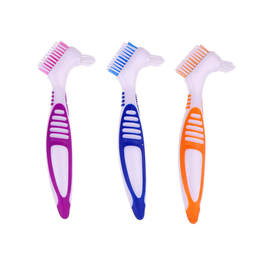 Premium Denture Cleaning Brush Set with Multi-Layered B