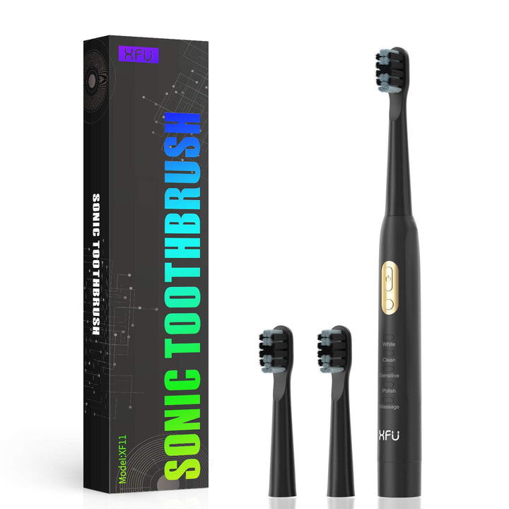 XFU Sonic Electric Battery Toothbrush for Adults and Ki