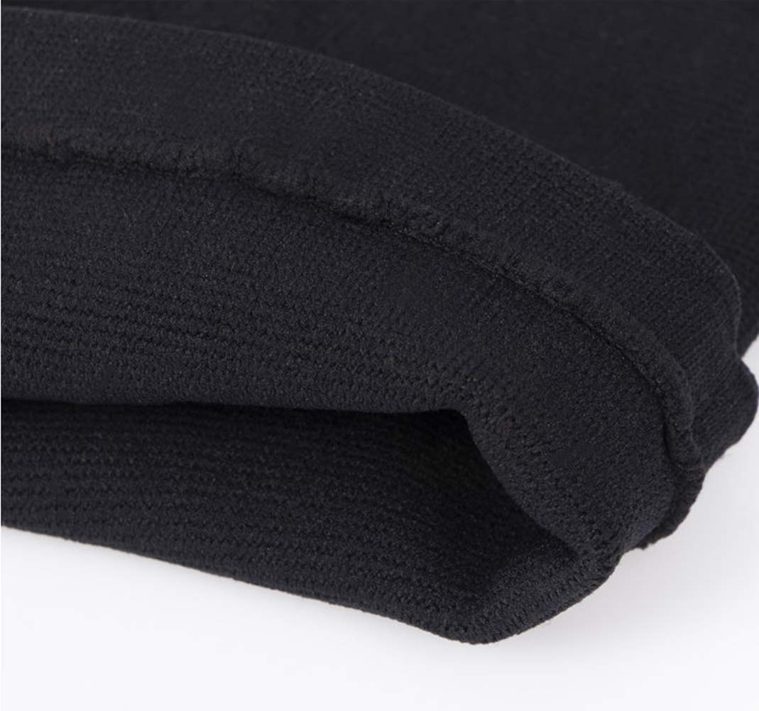 JUMISEE (One Pair) Cotton Knee Sleeves for Knee Support, Circulation Improvement & Pain Relief,Sport Compression for Running, Pain Management, Arthritis Pain Women Men (Black, X-Large)