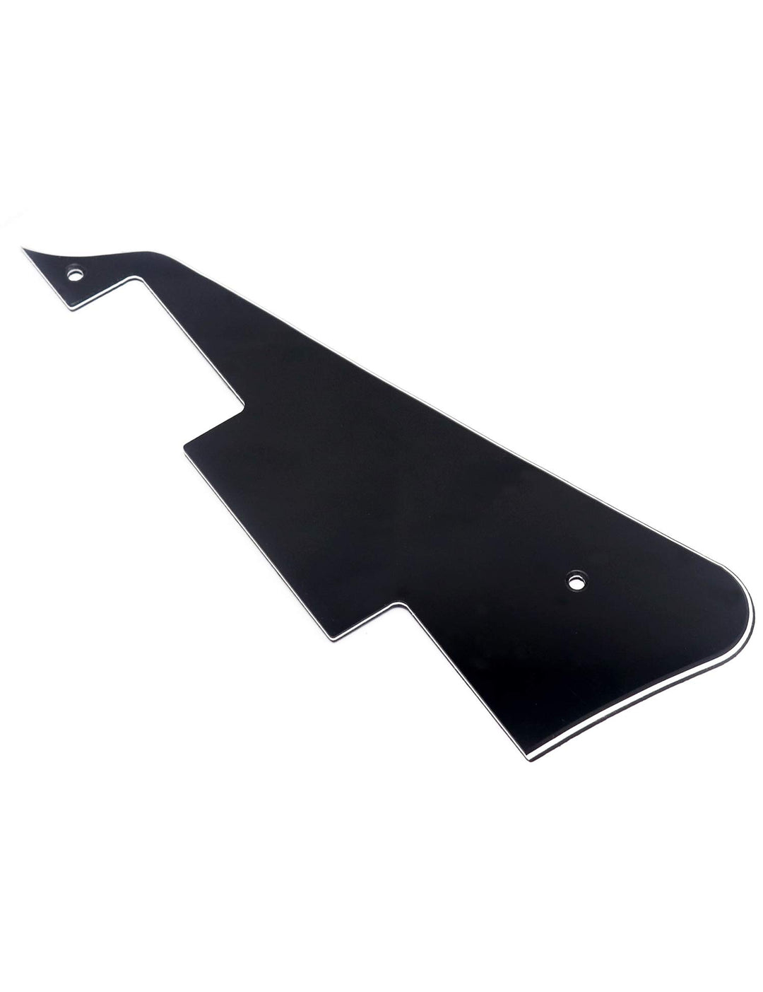 Electric Guitar Pickguard Scratch Plate 3 Ply Compatible with Les Paul LP Style Electric Guitar Black.