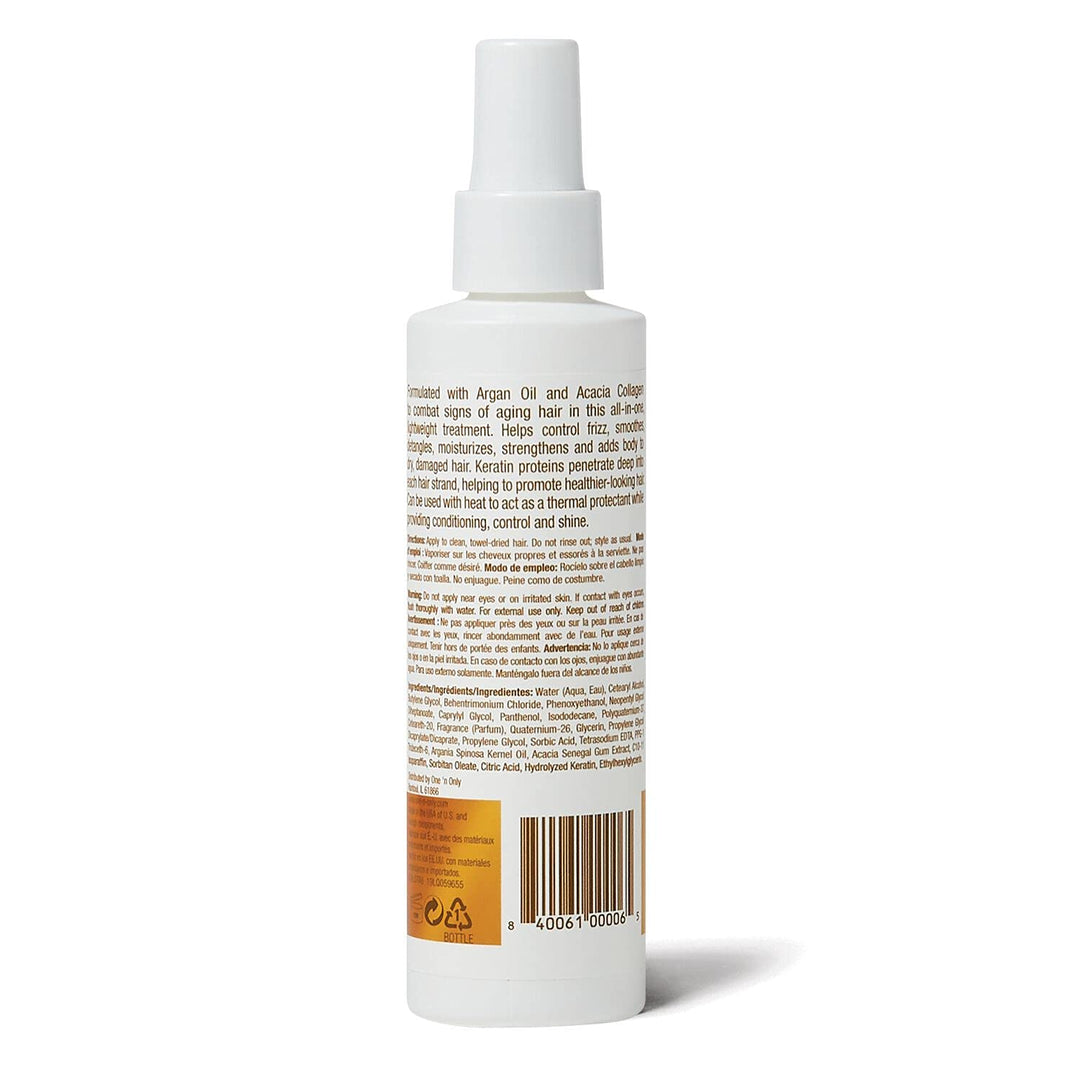 One &#39;n Only Argan Oil 12-in-1 Daily Treatment, Lightweight, Helps Control Frizz, Smooths, Detangles, Moisturizes, Strengthens and Adds Body to Dry, Damaged Hair, 6 Fl. Oz